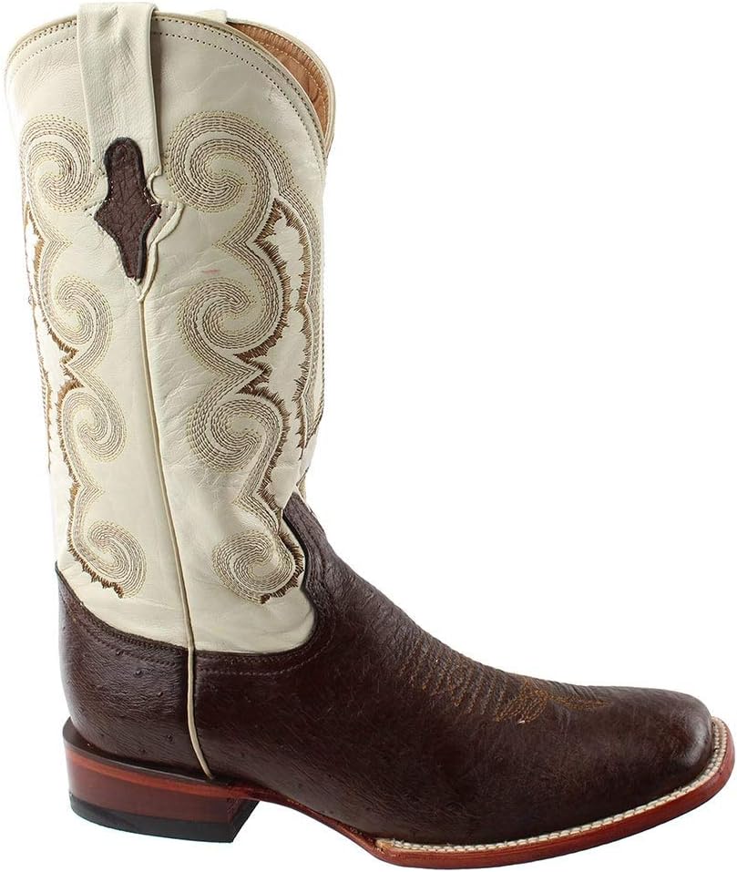 

Мужские повседневные ботинки Ferrini Mens Ashton с вышивкой, квадратный носок, без застежек, средний голень - коричневые Ferrini Italia