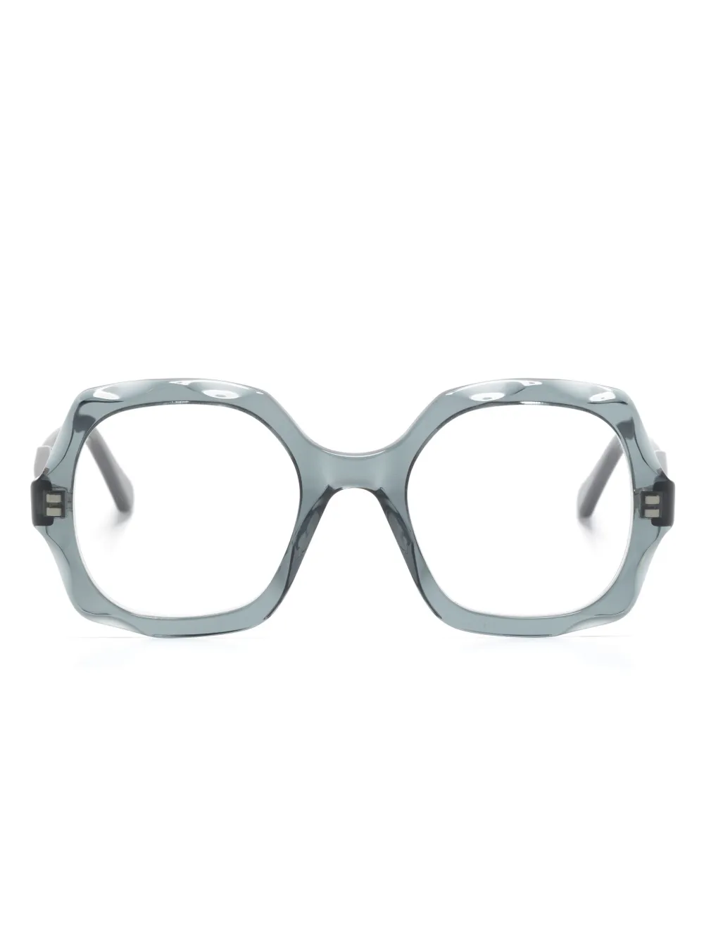 

Очки в геометричной оправе Chloé Eyewear, черный