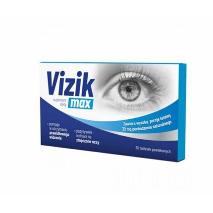 

Vizik Max Healthy Eyes Vision Острота зрения 30 таблеток Natur Produkt Pharma
