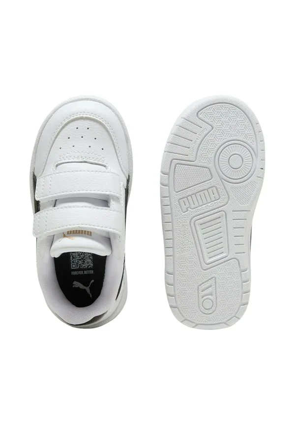 Кроссовки детская обувь Puma, White- Black- Gold — фото 3