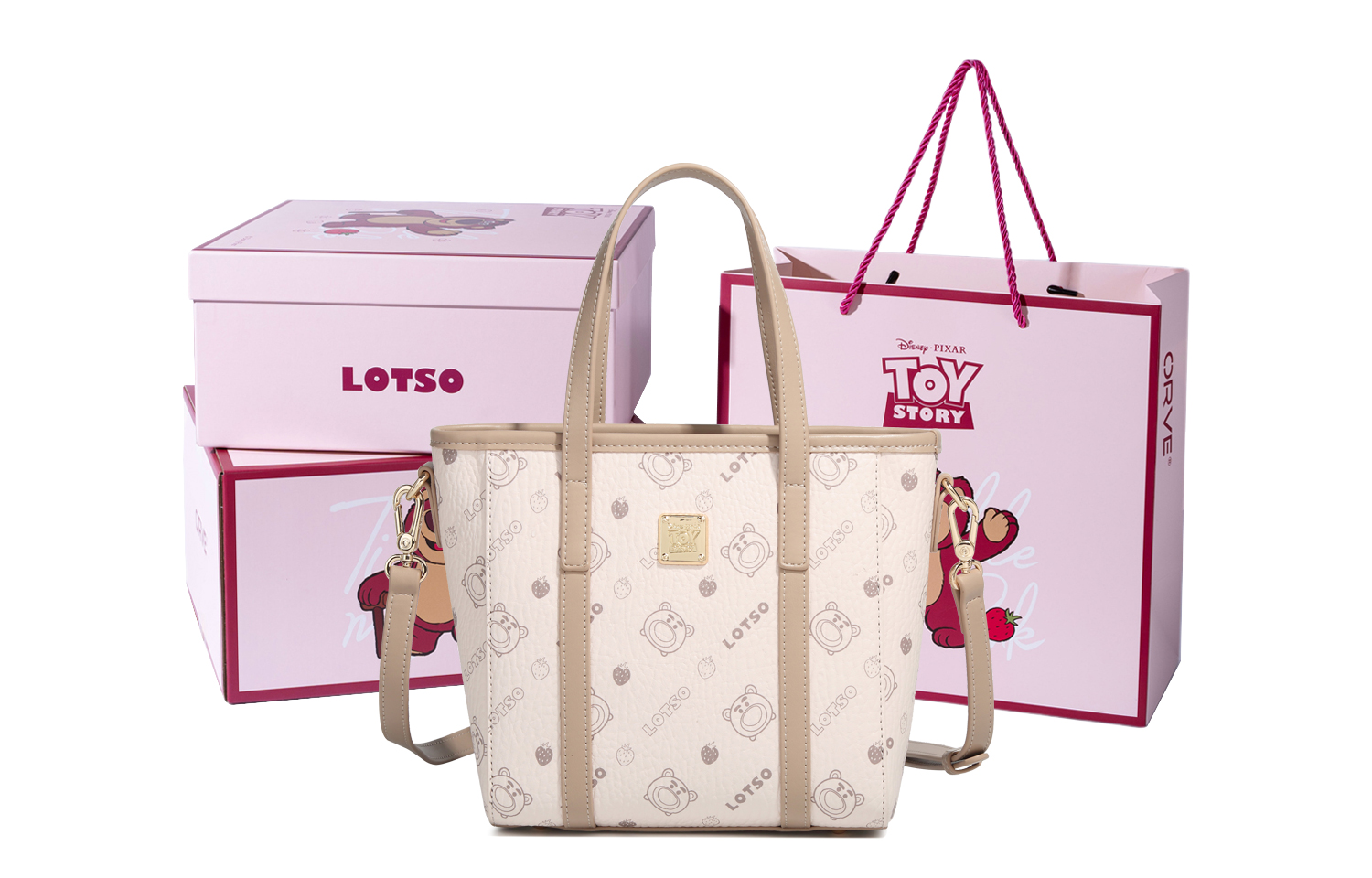 

Disney Сумка Strawberry Bear Series Pvc Handbag Women's Multicolor