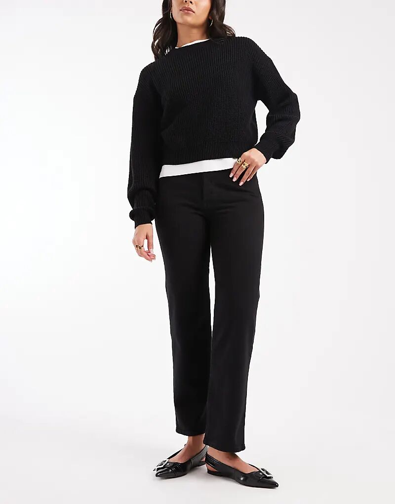 

Джинсы Levi's Ribbage прямого кроя черного цвета