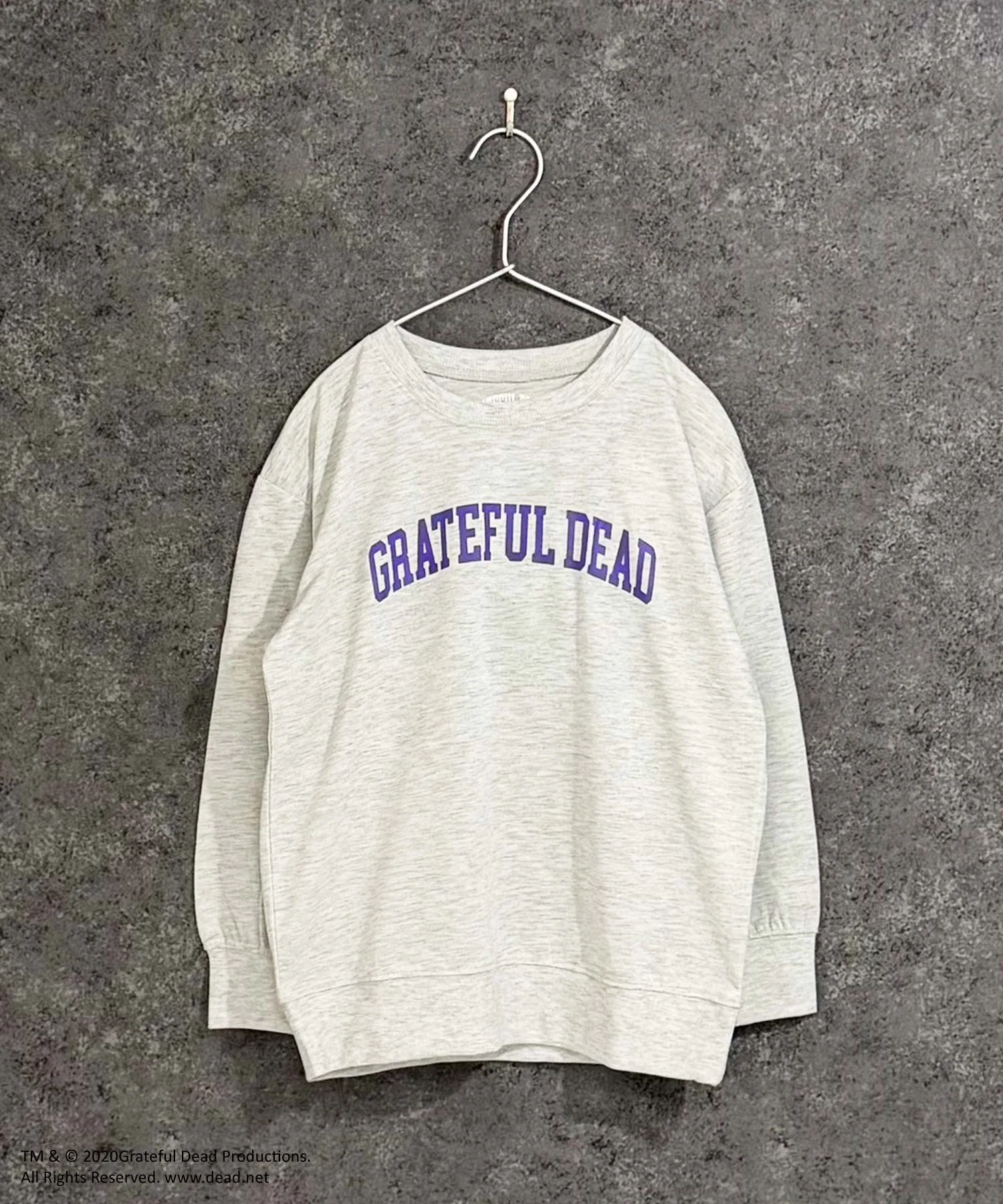 Мини-толстовка GRATEFUL DEAD из французского махрового трикотажа с хлопковой текстурой — фото 3