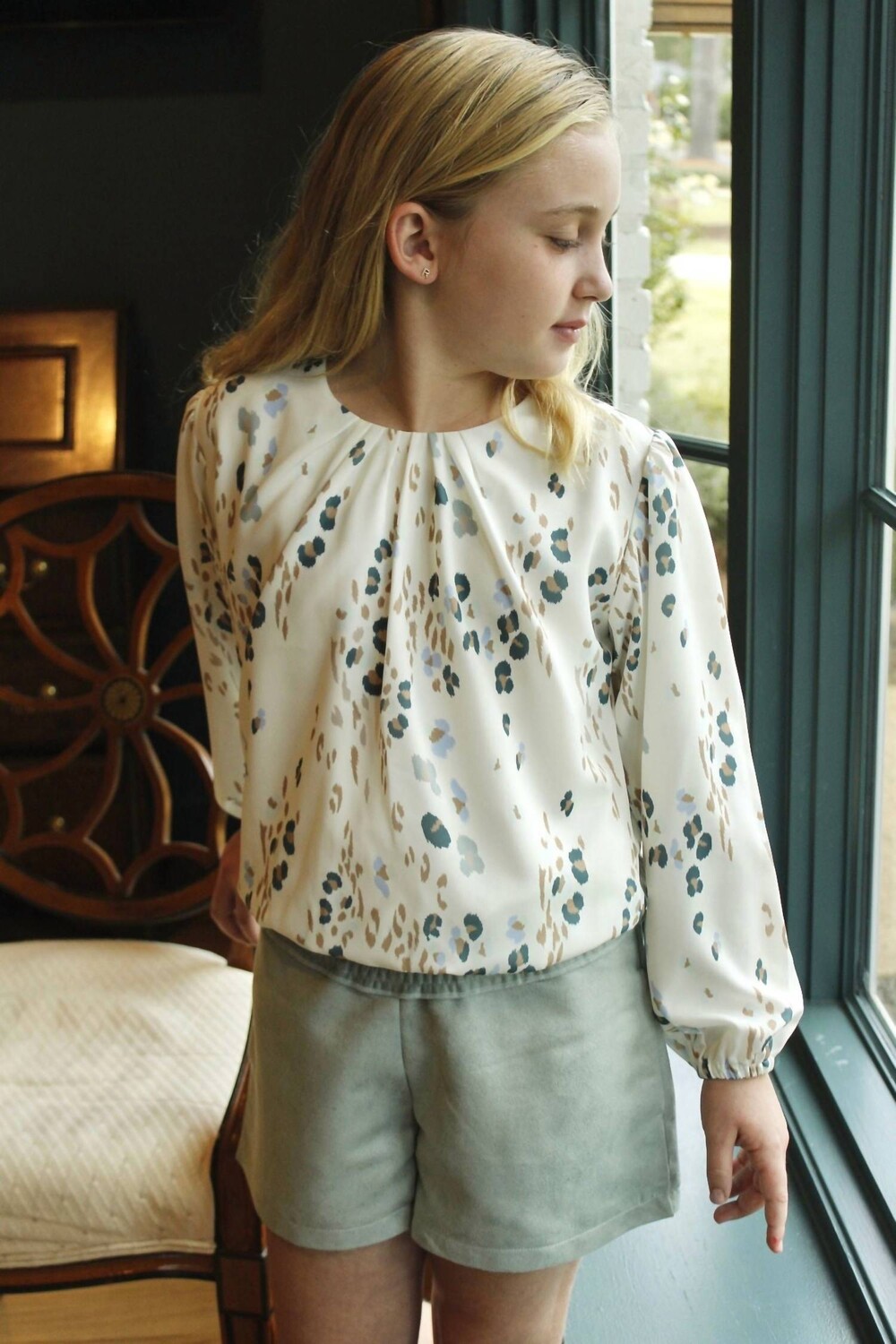 

Топ Wren с животным принтом Pleat