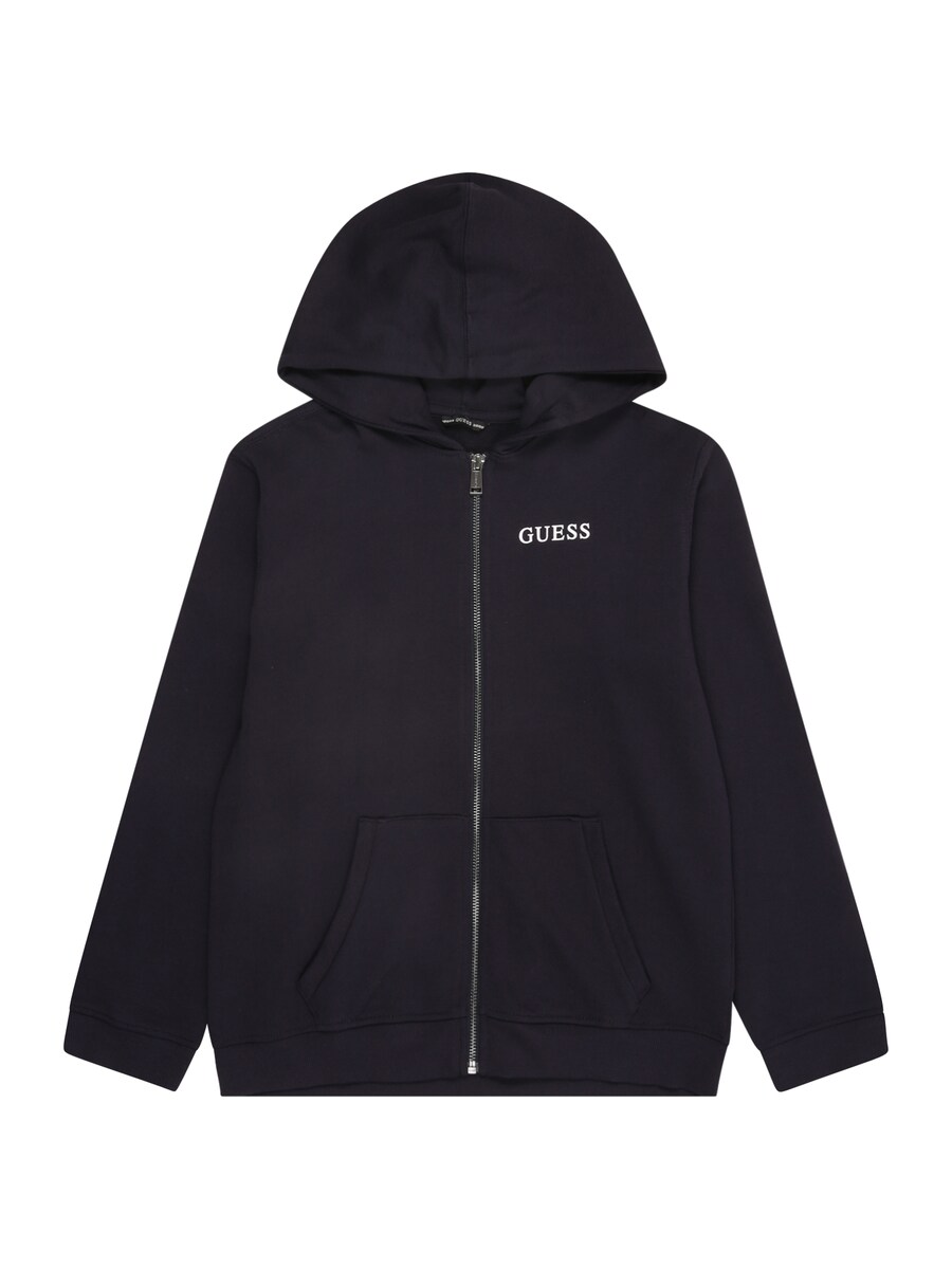 

Толстовка с капюшоном на молнии GUESS, темно-синий