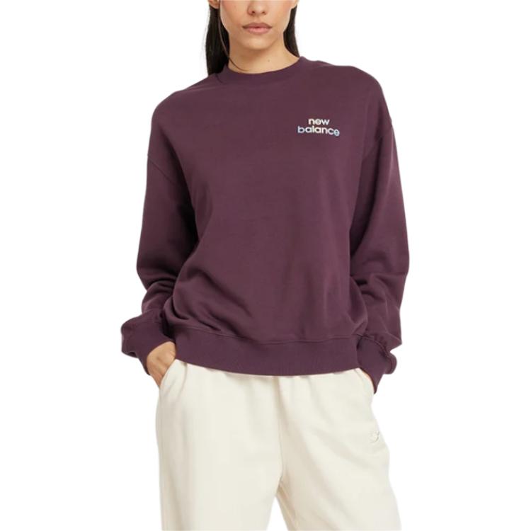 

New Balance Свитшот женский темно-красный
