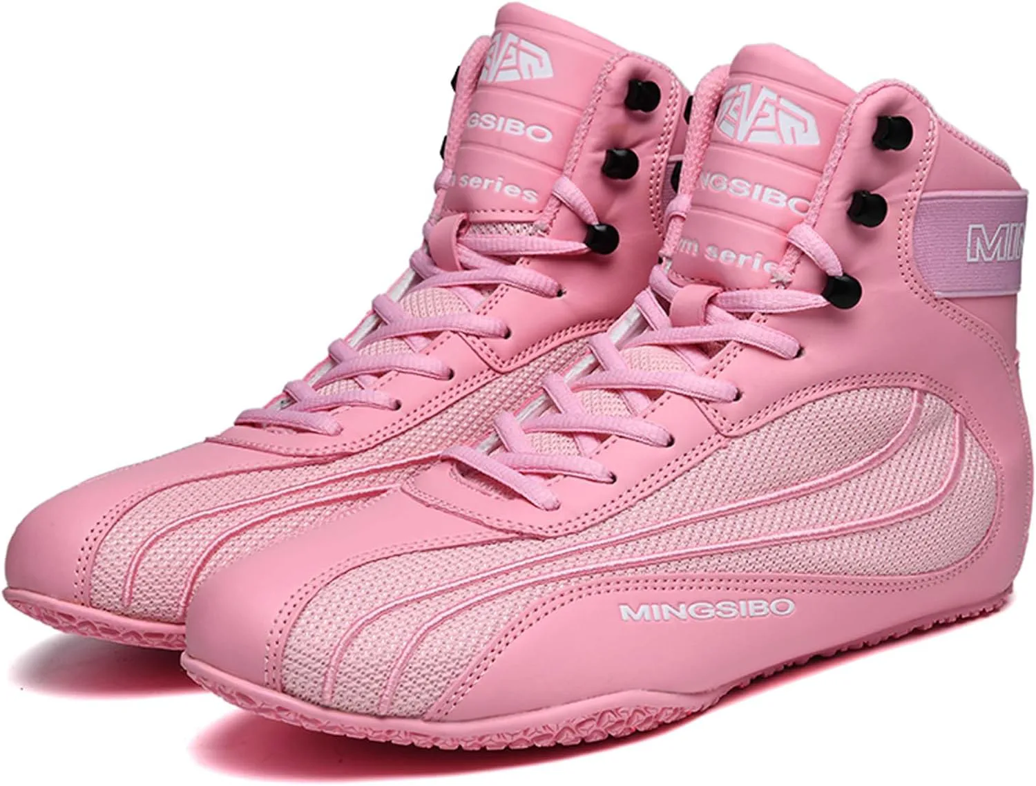 

Профессиональные боксерские туфли Usoway для мужчин, нескользящие борцовские туфли, легкие боксерские и борцовские тренировочные туфли для женщин, спортивная обувь для фитнеса, многофункциональные туфли для борьбы и тяжелой атлетики, розовый