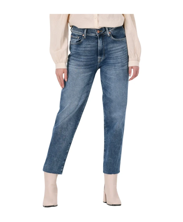 

Джинсы Malia Mom 7 For All Mankind, синий