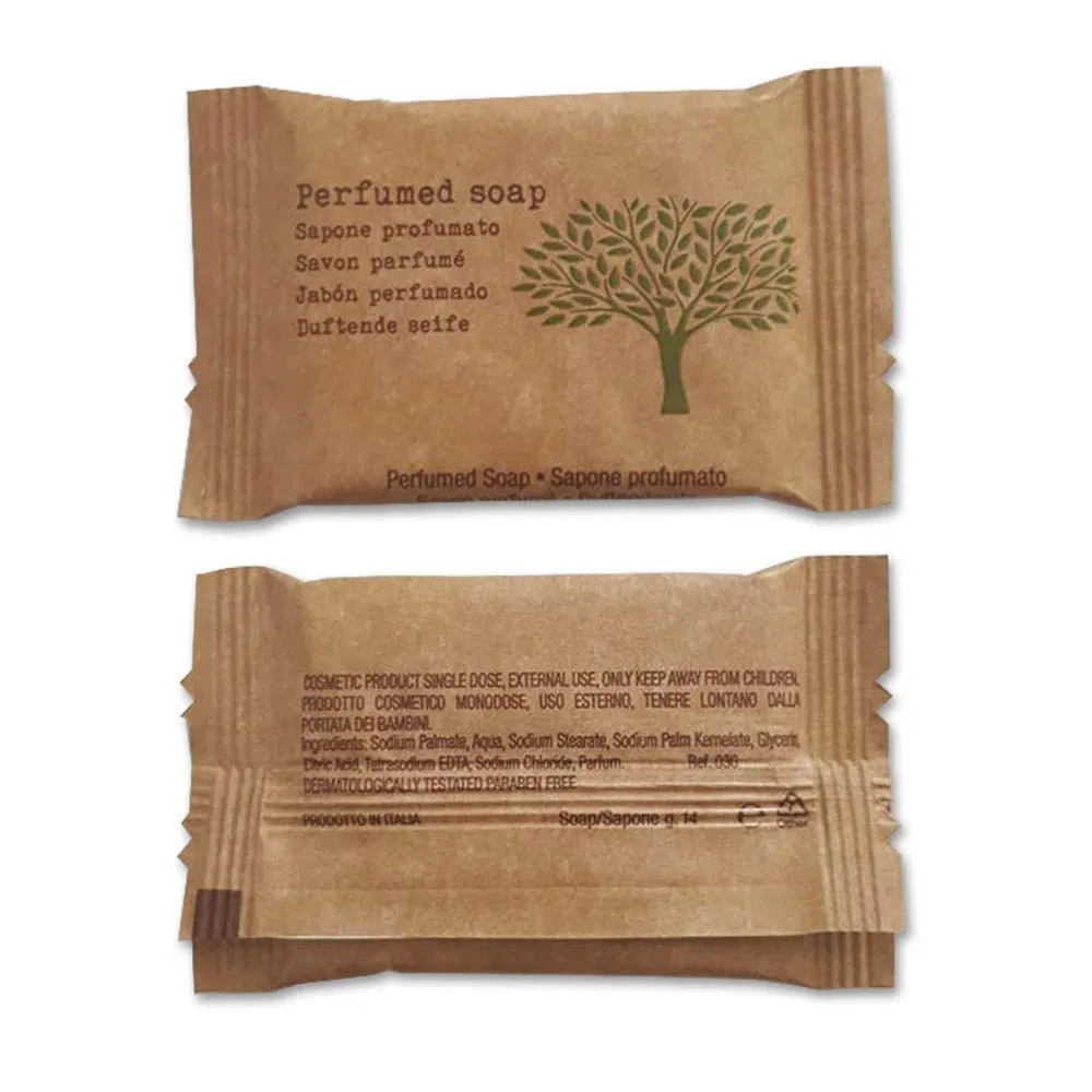 Гостиничное мыло в фольге «Nature series» от Awek.eu, 500 шт. по 14 г Comfort-Pur