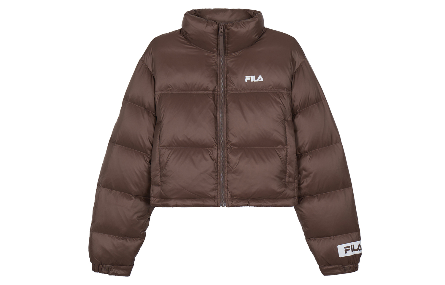 

FILA Женская пуховая куртка цвета печеночного, Pig Liver Card