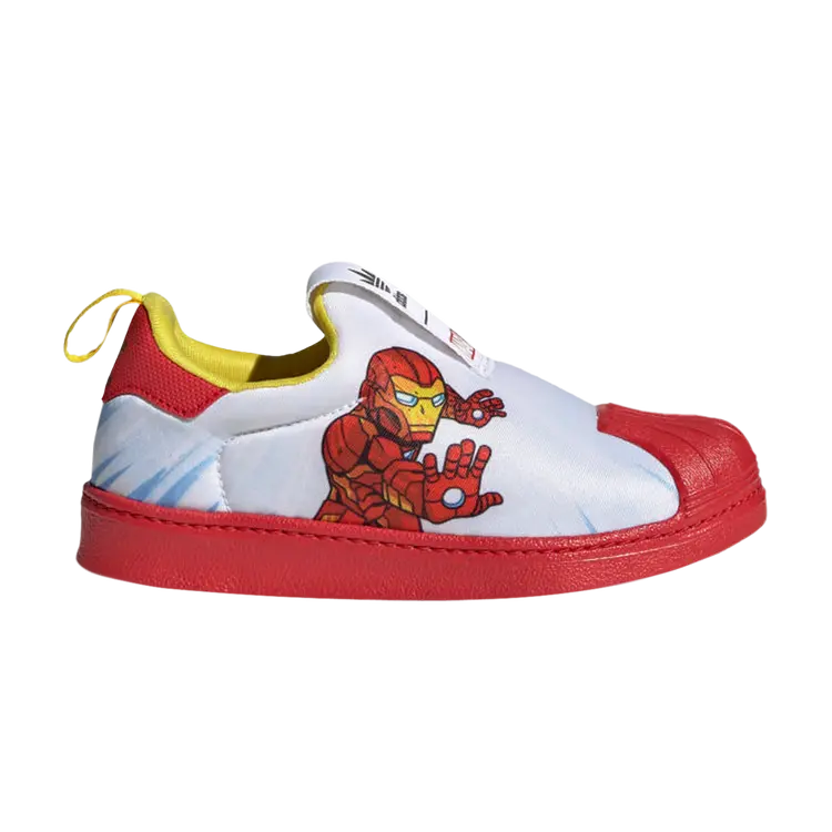 

Кроссовки Adidas Marvel x Superstar 360 J, белый