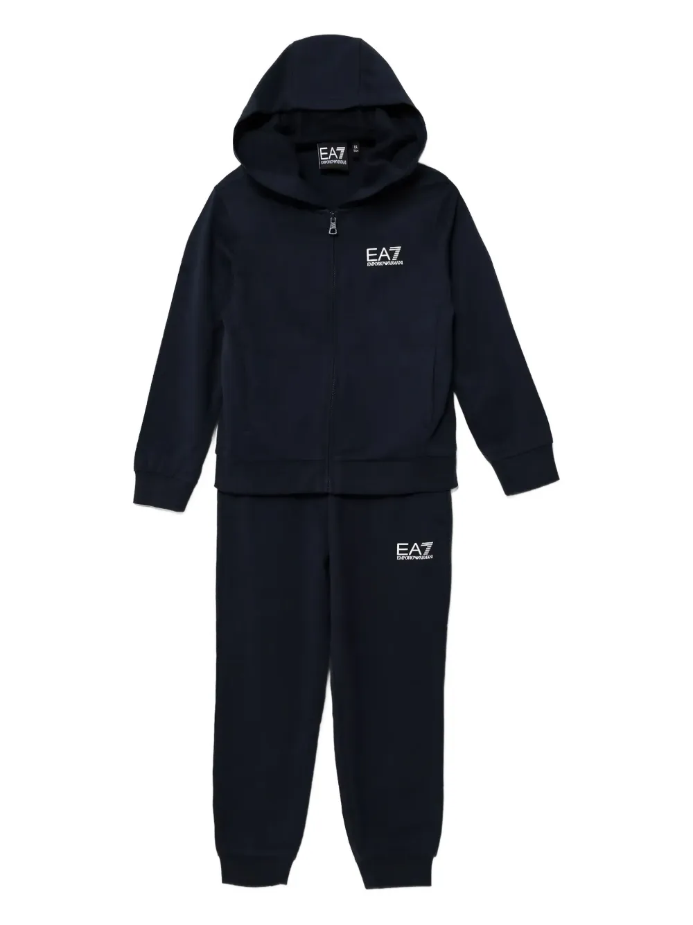 

Спортивный костюм с вышитым логотипом и капюшоном Ea7 Emporio Armani