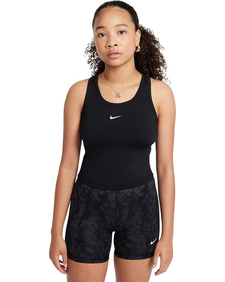 

Топ Nike Kids One Fitted Dri-FIT Tank, черный/белый