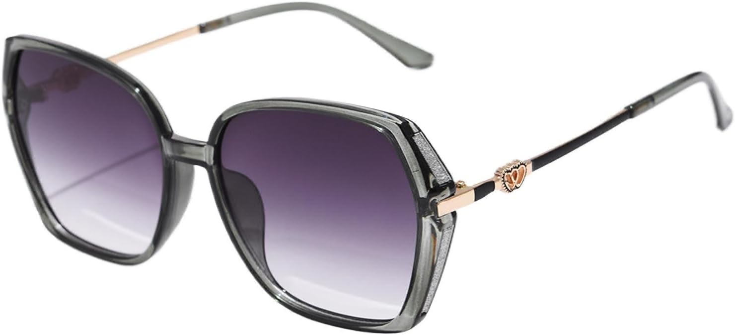 

Солнцезащитные очки с защитой от УФ-излучения UV400 | Градиентные оттенки в уличном стиле | Для женщин и мужчин, для занятий спортом на открытом воздухе и вождения DSVIGF, Clear Grey