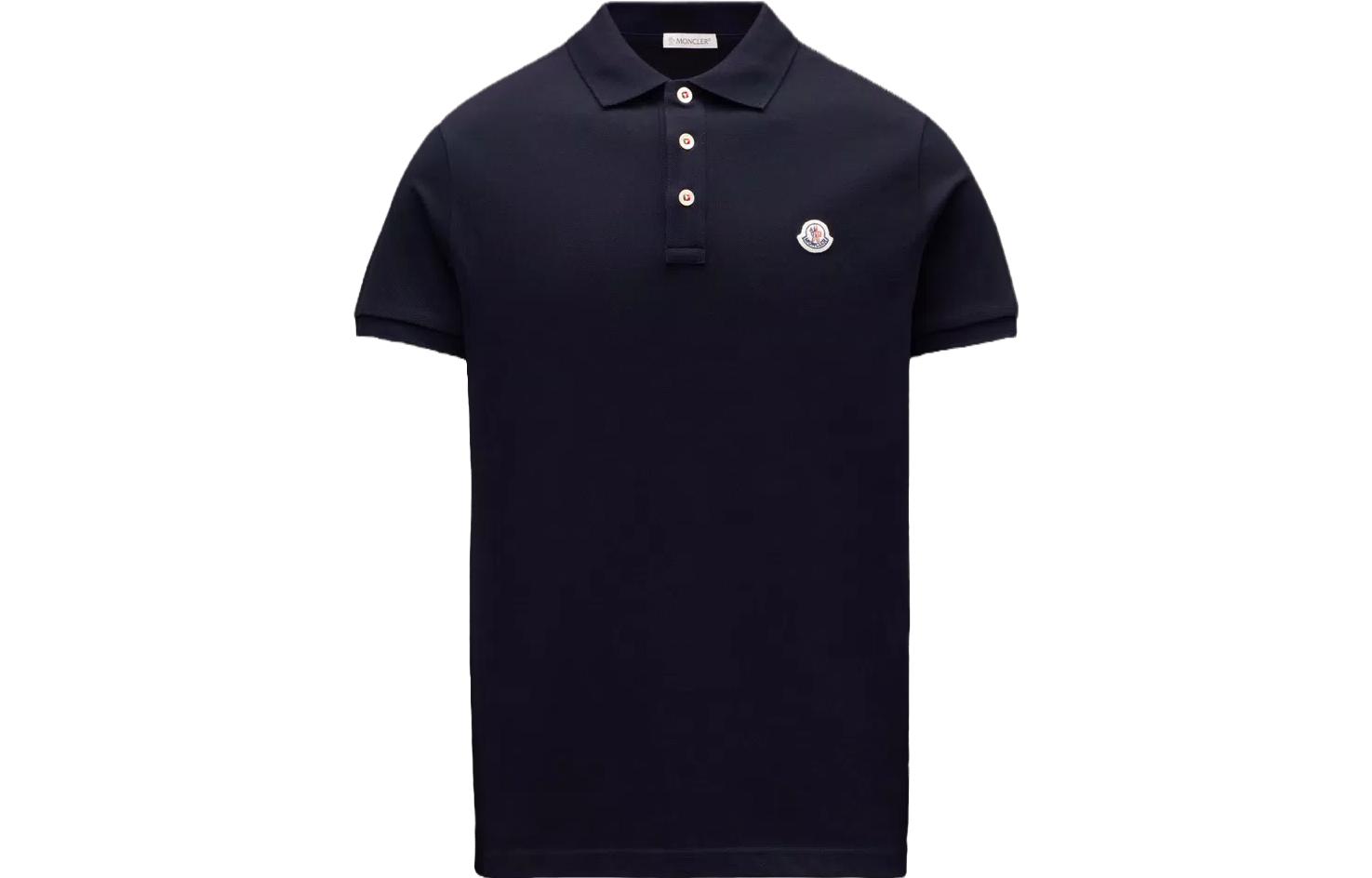 

Рубашка-поло с логотипом Moncler, Marine Blue