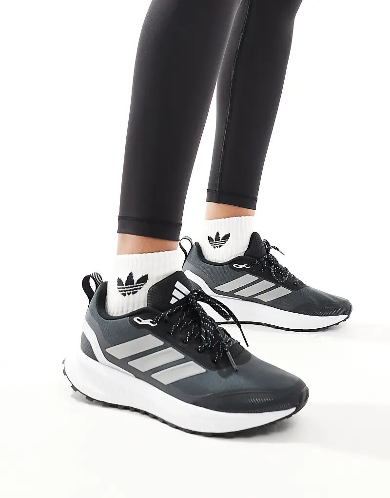 Кроссовки adidas Running RunFalcon 5 для трейлраннинга черного и серого цветов adidas performance