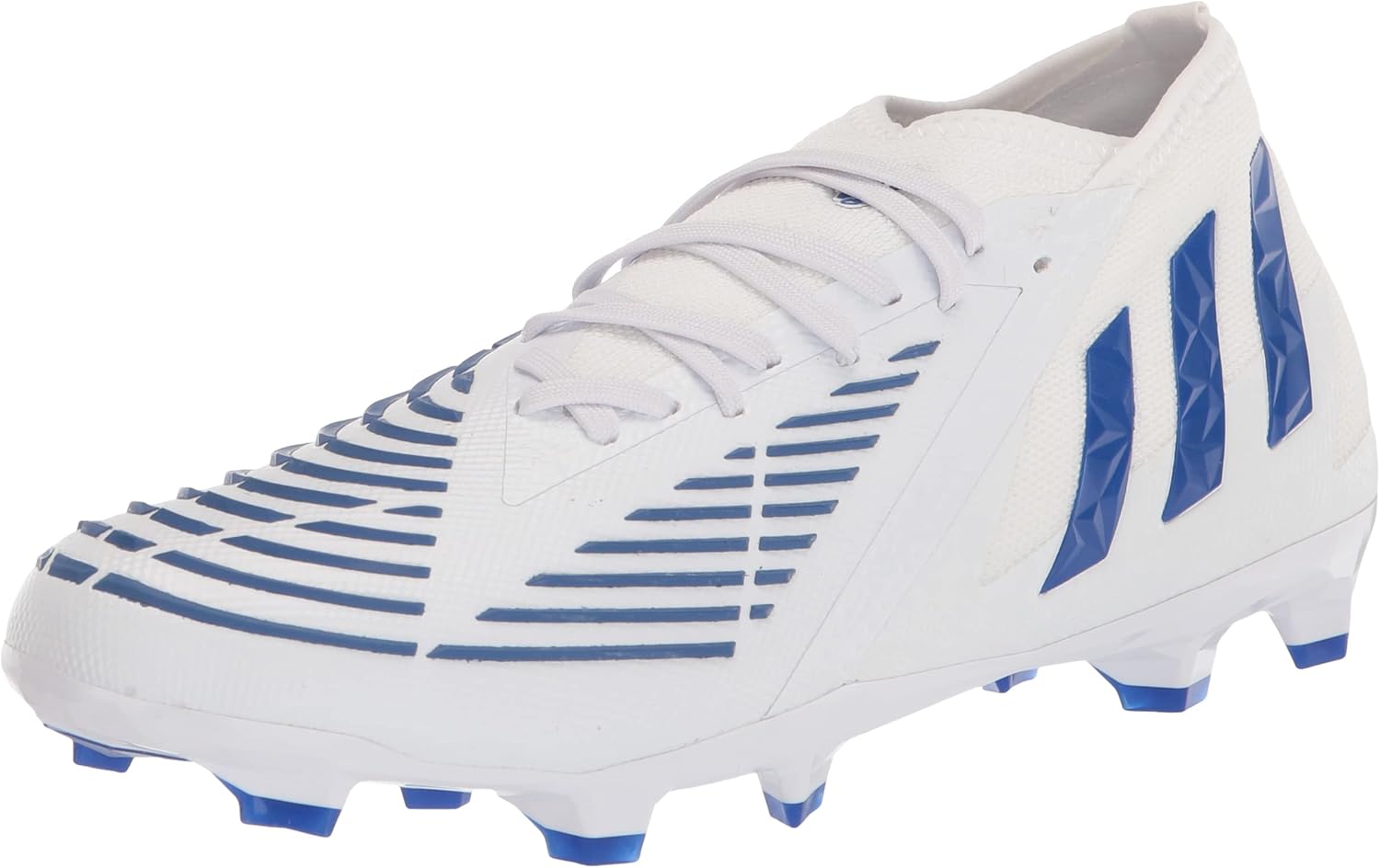 

Футбольные бутсы Adidas Унисекс-Взрослый Edge.2 Predator для твердого грунта, белый/синий