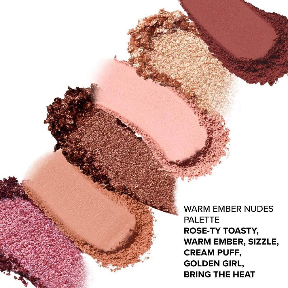 Палетка теней для век Too Faced Mini Born This Way, вдохновленная цветом лица, цвет Warm Ember Nudes — фото 2