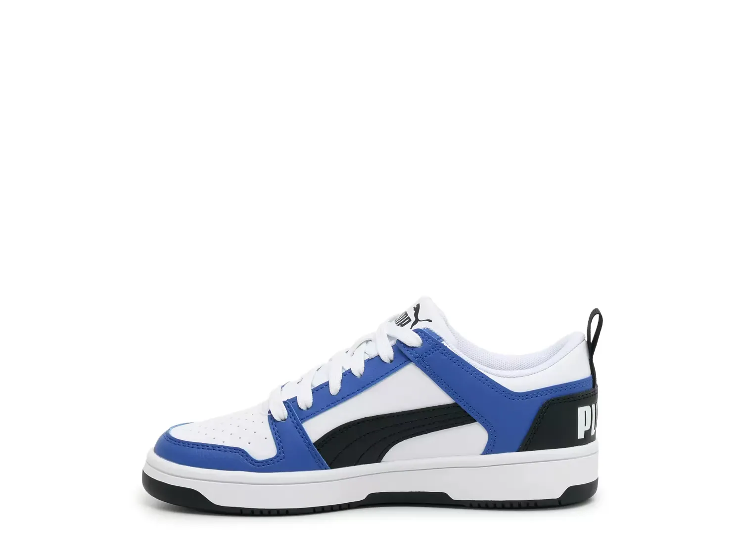 Кроссовки Rebound Layup - детские Puma, White/Black/Blue — фото 3