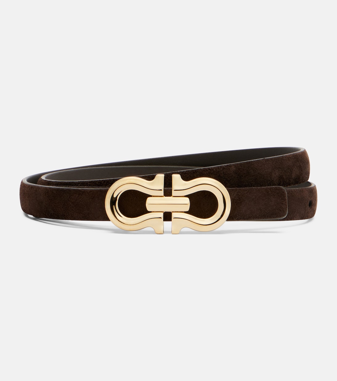 

Замшевый ремень Ferragamo, Testa Di Moro