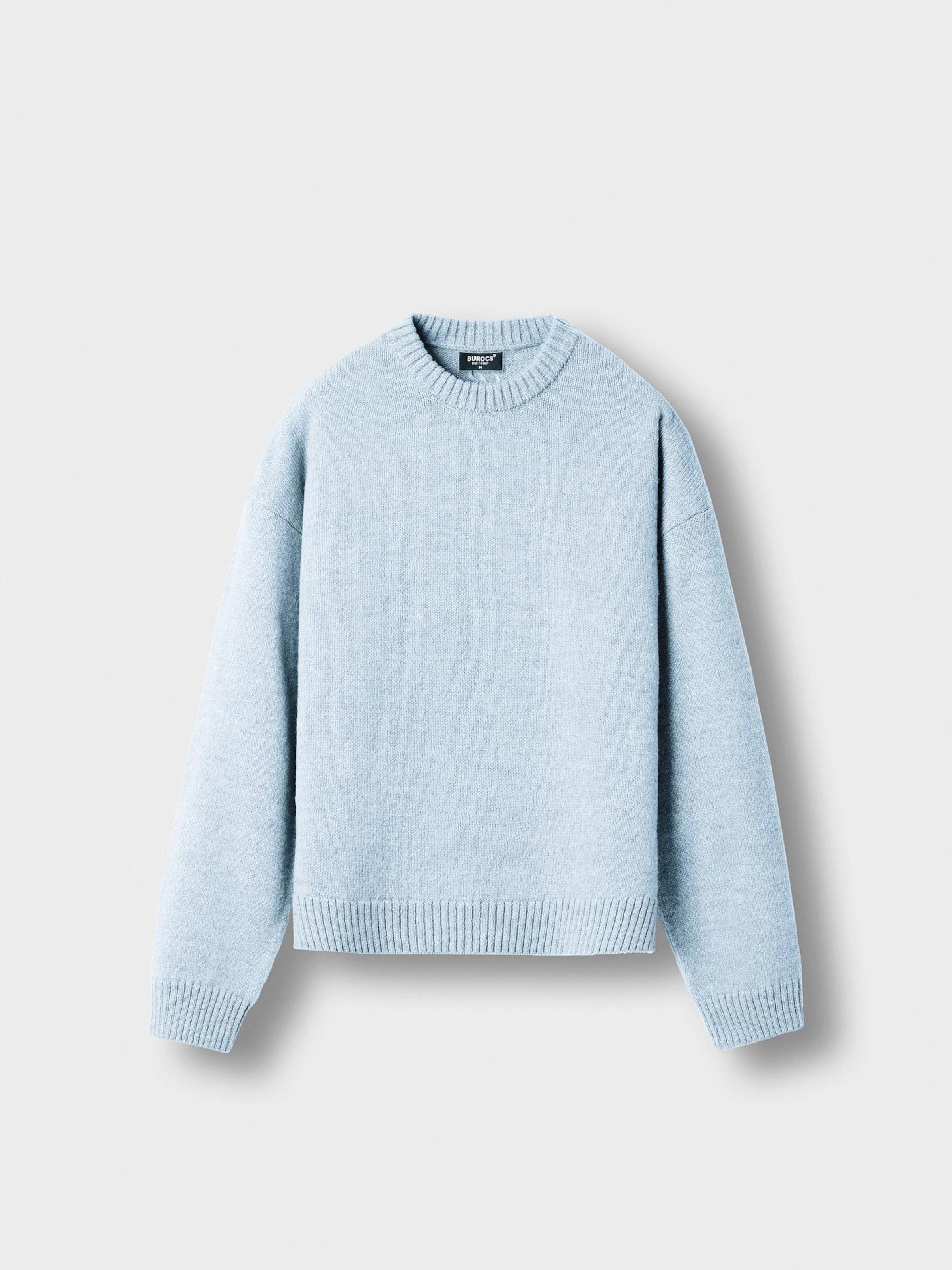 

Burocs Свитер 'Knit' в светло-голубом цвете