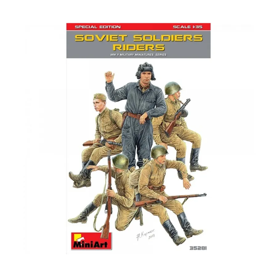 

Советские солдаты-всадники (специальное издание), WWII Military Miniatures Series (1:35) (MiniArt Models)