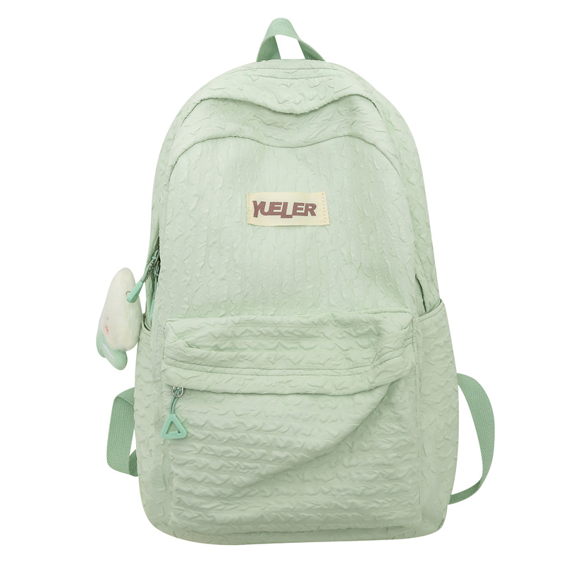 

OUZIHUANG Нейлоновый рюкзак большого размера унисекс черный белый желтый зеленый розовый синий, Green with Charm