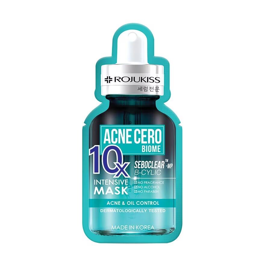 

Rojukiss Acne Cero Biome 10X Интенсивная маска 24 мл, Blue