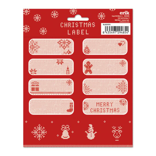 

Рабочие Рождественские Самоклеящиеся Этикетки Inna marka