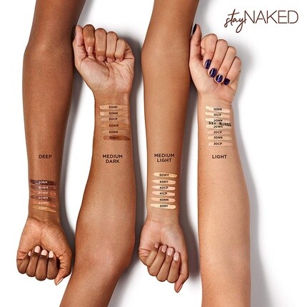 Stay Naked Корректирующий консилер с полным покрытием Легкая формула с матовым покрытием держится до 24 часов 0,35 фл. Унция 80 Вт, Urban Decay — фото 3