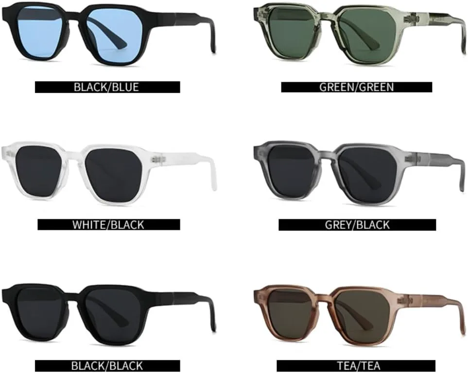 

Солнцезащитные очки для мужчин и женщин - защита UV400 - круглая оправа, линзы конфетных цветов, для занятий спортом на открытом воздухе и вождения DSVIGF, Tyj526-5