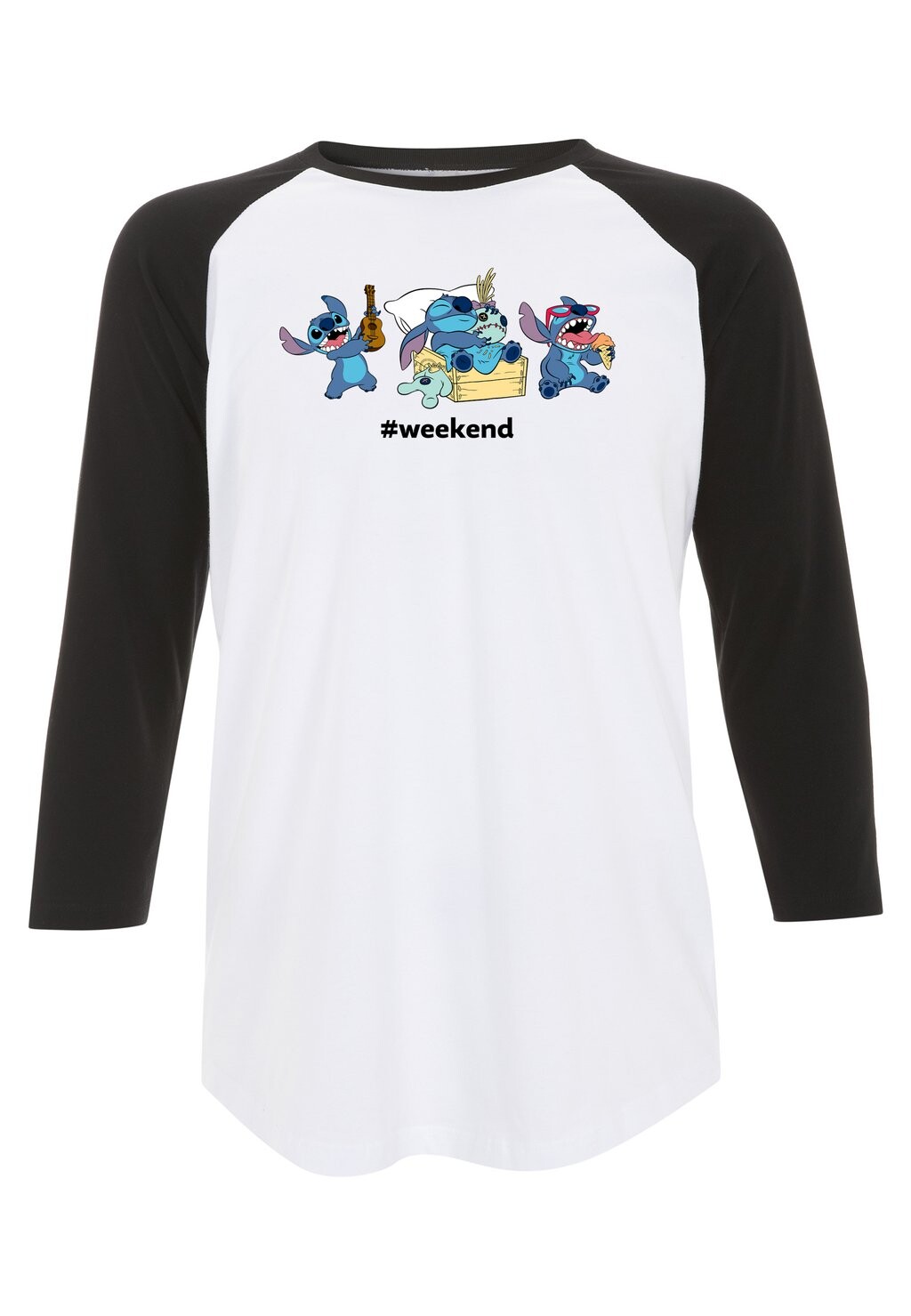 

Топ с длинными рукавами LILO & STITCH STITCH WEEKEND Disney, белый
