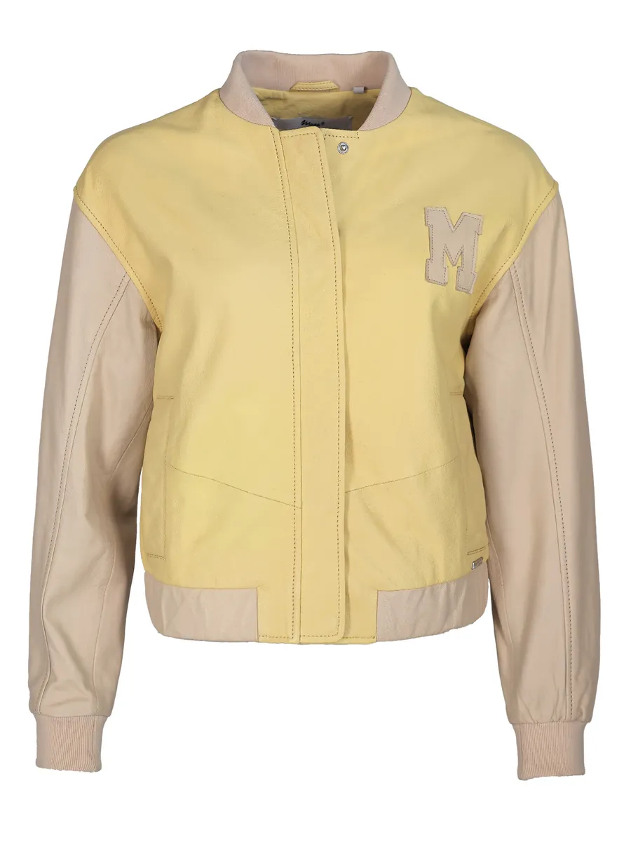 

Кожаная куртка Maze "42021222", цвет Pastel Yellow/Ivory