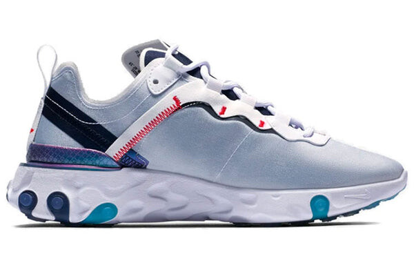 Кроссовки реагируют на элемент 55 Nike, белый — фото 2