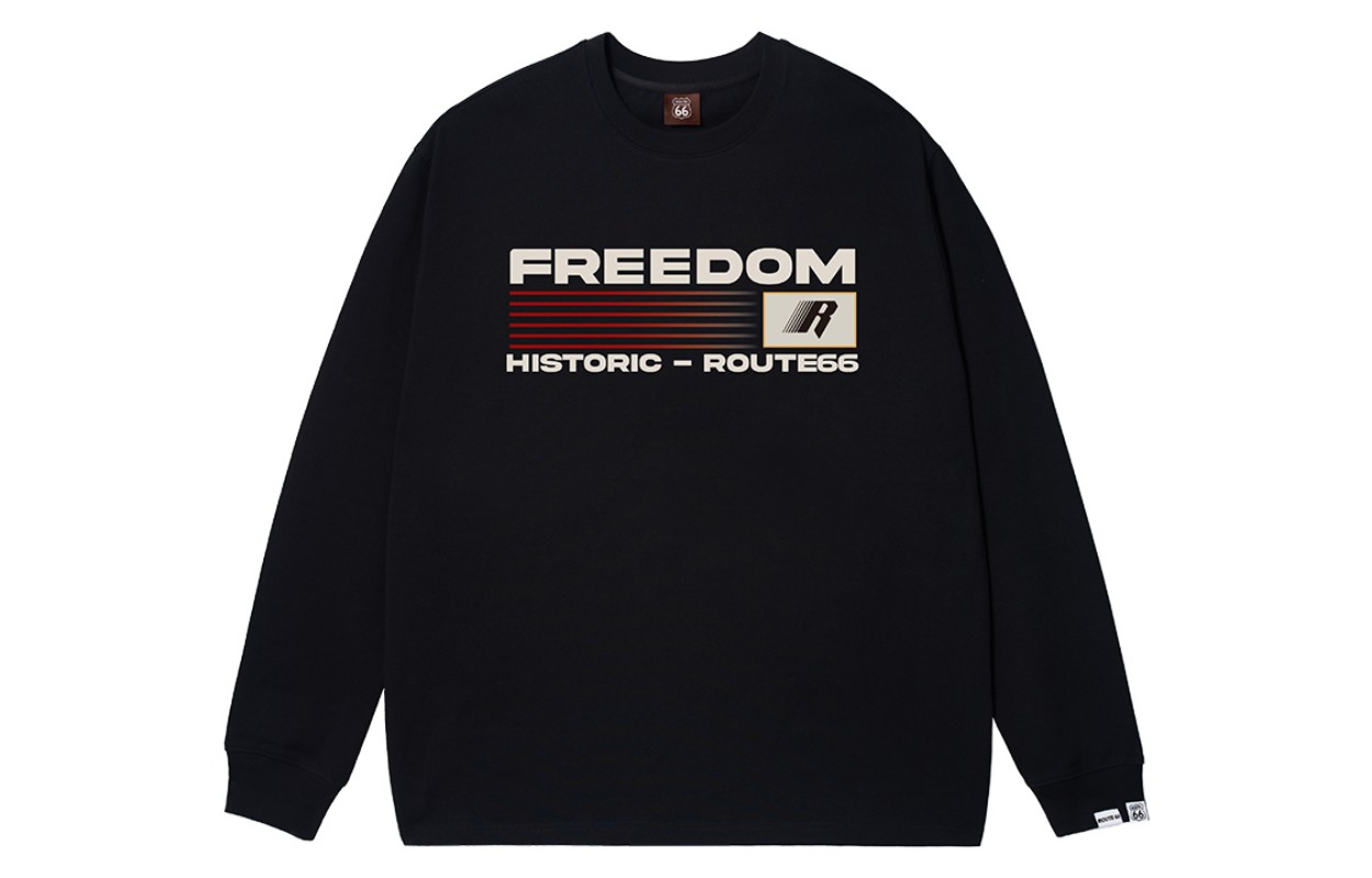 

Футболка Unisex Crew Neck Moderate Straight Fit 66/ROUTE 66, черный (front logo)