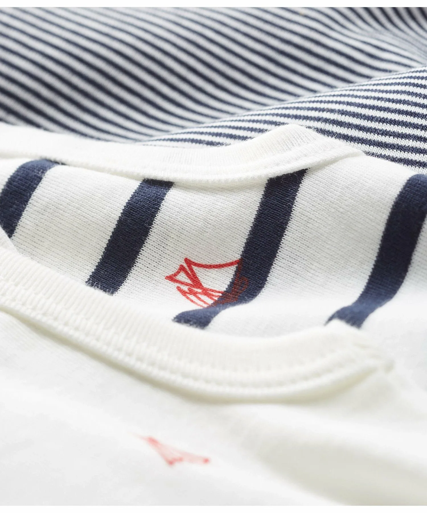 Комплект из 3 предметов: майка и боди Marinière & Mirale PETIT BATEAU, Color 1 — фото 3