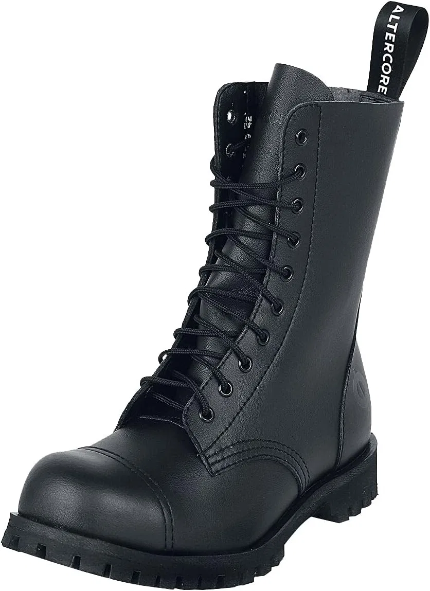 Ботинки Altercore 551 Vegan Unisex Boot Black, базовые, байкерские, рокерские, уличные
