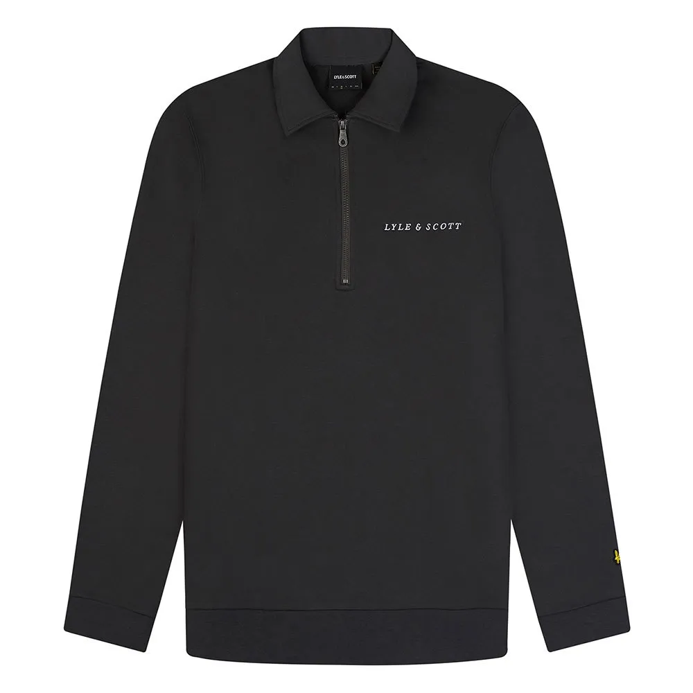 

Толстовка Lyle & Scott Loopback Collared half zip, серый