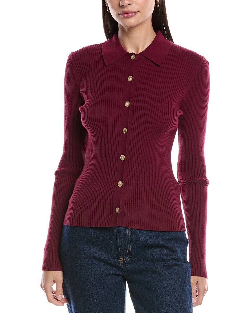 

Майкл Старс Мири топ с воротником Michael Stars, коричневый