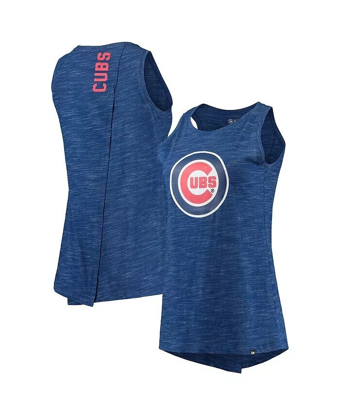 

Женская майка с узлом на спине Royal Chicago Cubs Space Dye New Era