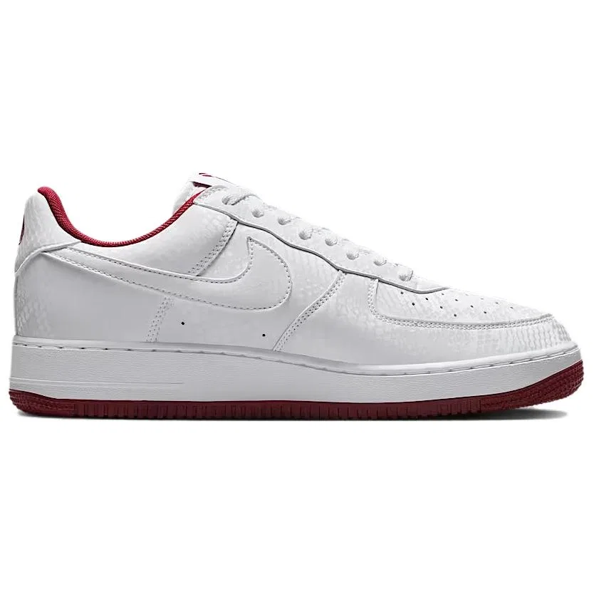 Кроссовки Nike Air Force 1 Low White Red — фото 3