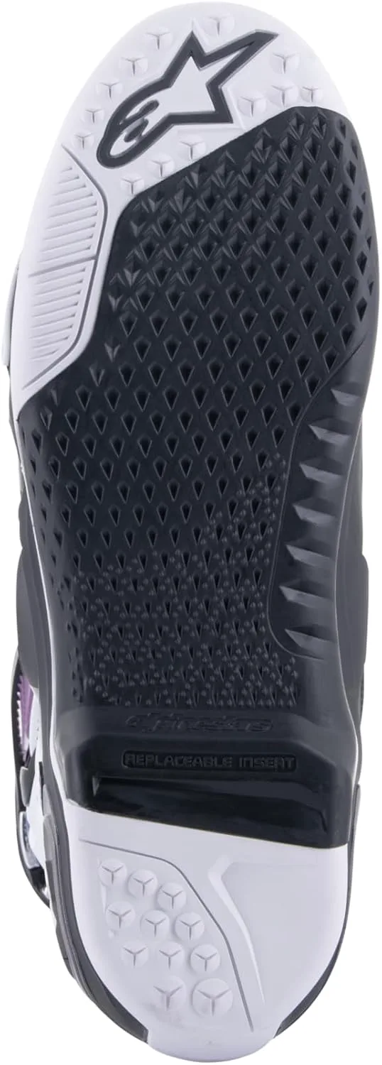 Мотокроссовые ботинки Alpinestars Tech 10 Supervented для мужчин, черный/синий/фиолетовый/белый — фото 2