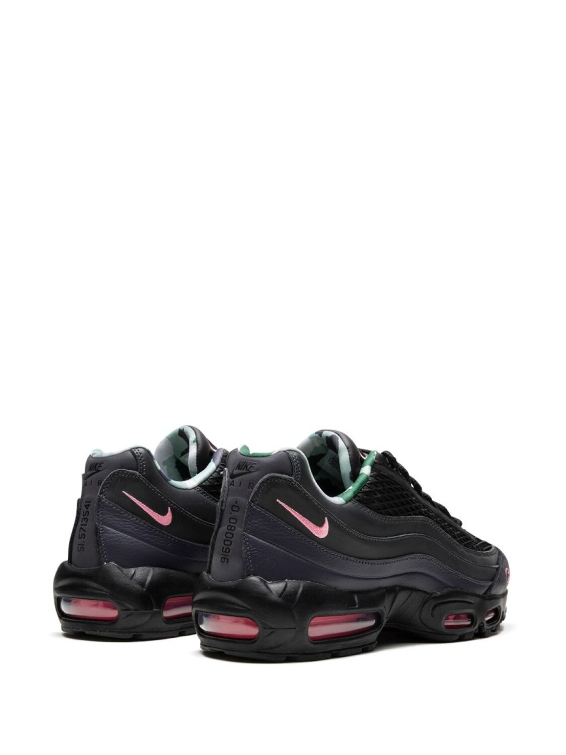 Nike кроссовки Air Max 95 Pink Beam из коллаборации с Corteiz, черный — фото 3