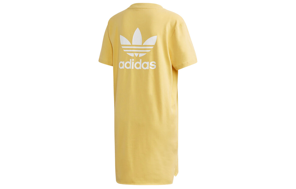

Платье с короткими рукавами и трилистником для женщин Adidas Originals
