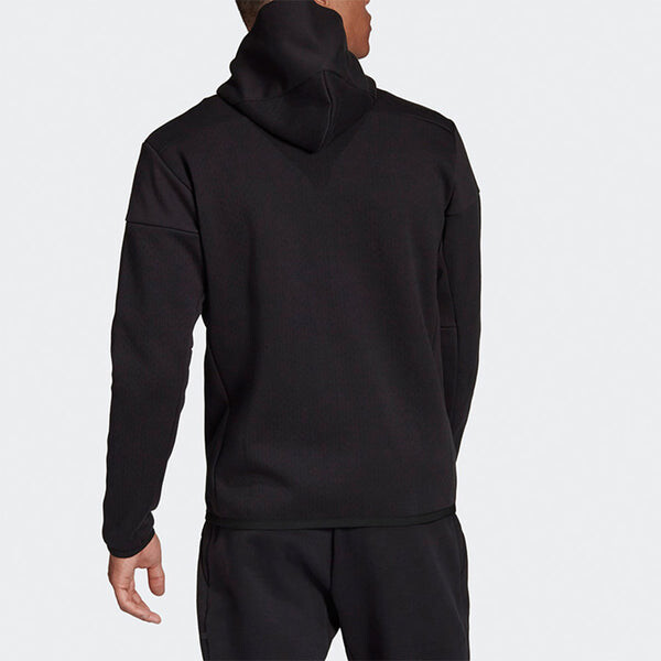 Куртка adidas Sports Stylish Zipper Hooded Jacket Black, черный — фото 4
