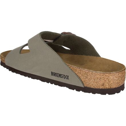 Сандалии Arizona мужские Birkenstock, цвет Stone Birkibuc — фото 2