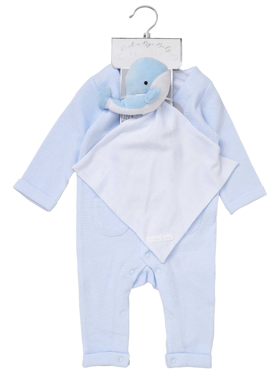 Комбинезон/боди Rock a Bye Baby Boutique Wal, светло-голубой — фото 2