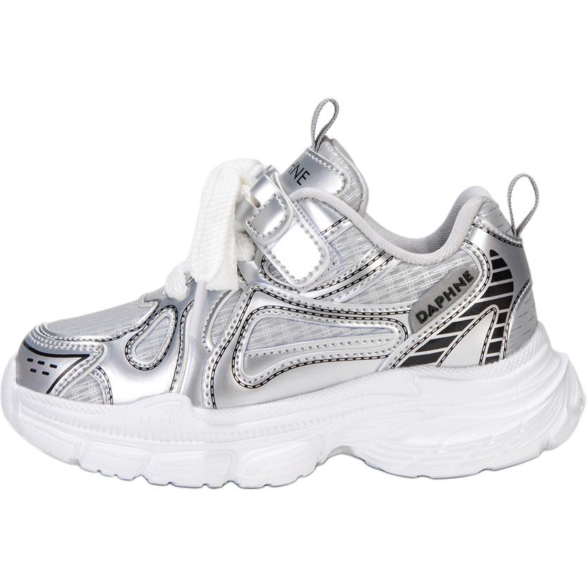 

Кроссовки для бега, увеличивающие рост, противоскользящие, износостойкие, дышащие DAPHNE KIDS, серебряный