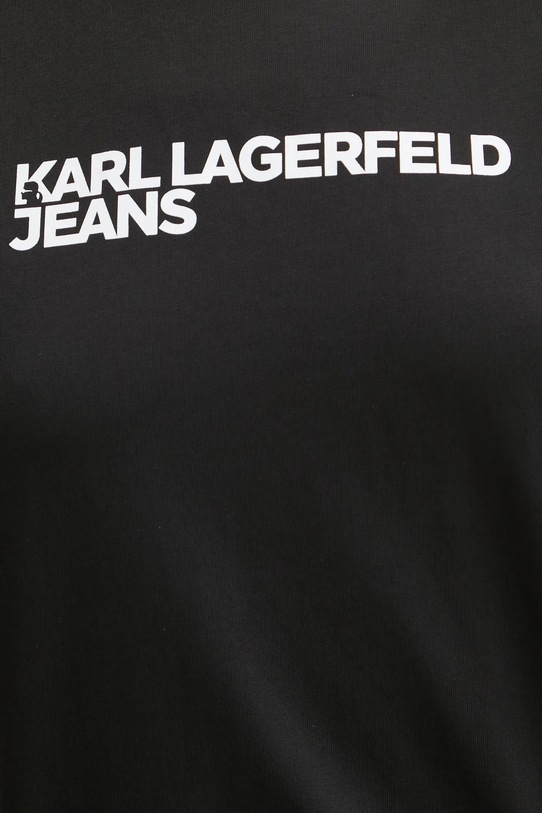 

Хлопковая футболка Karl Lagerfeld Jeans, черный