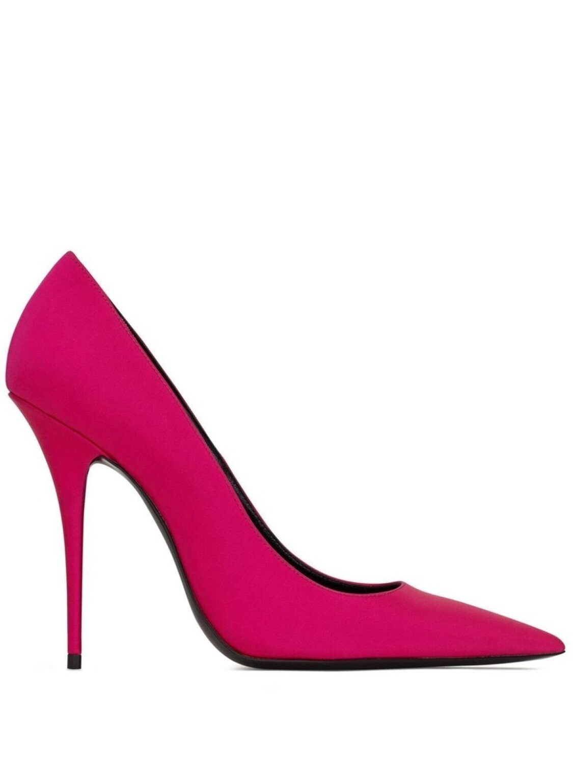 

Saint Laurent атласные туфли Marylin 110, розовый